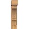 Ekena Millwork Balboa Block Rough Sawn Bracket w/ Offset Brace, Western Red Cedar, 8"W x 26"D x 38"H BKT0806X26X38BOA05RWR - alternate 4